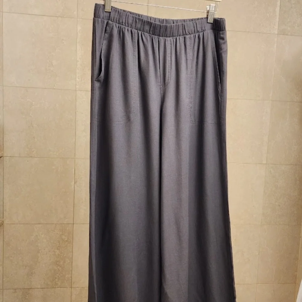 Splendid Women's Linen Blend Wide Leg Pants Size Medium (M) - Picture 1 of 8